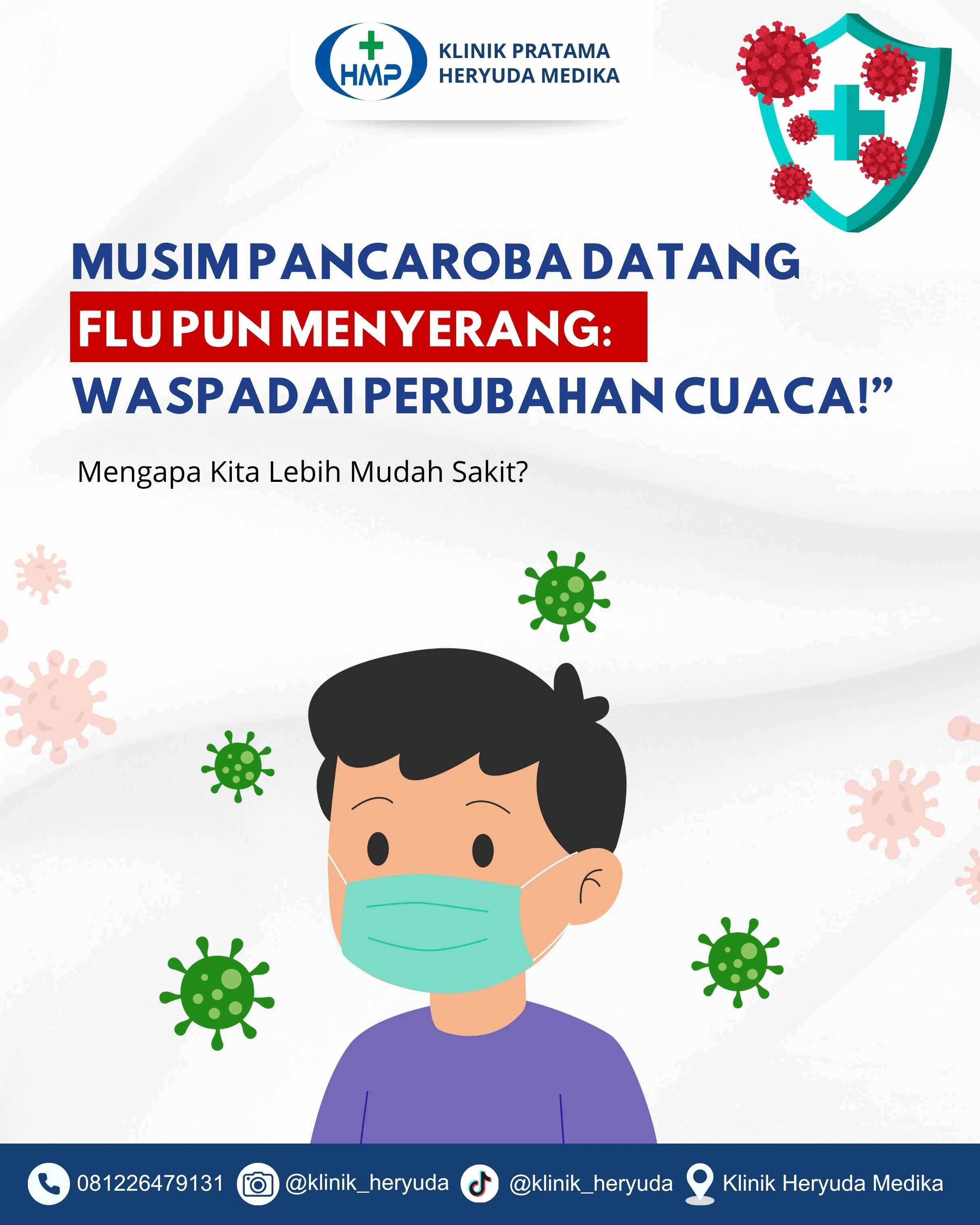 Musim Pancaroba Datang, Flu pun Menyerang: Waspadai Perubahan Cuaca!
