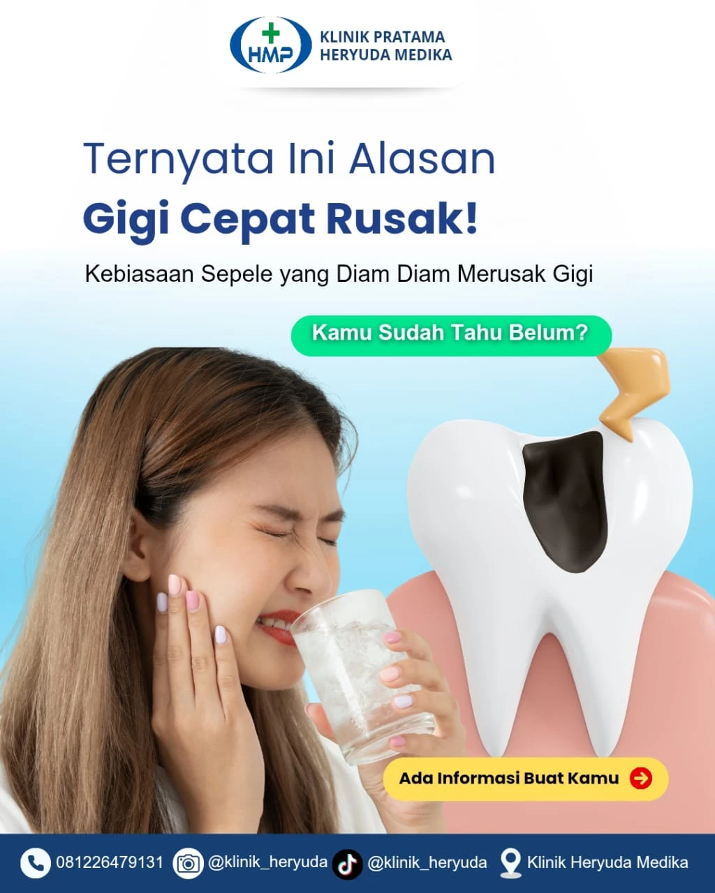 Mengapa Gigi Cepat Rusak? Ini Penyebab yang Harus Anda Waspadai