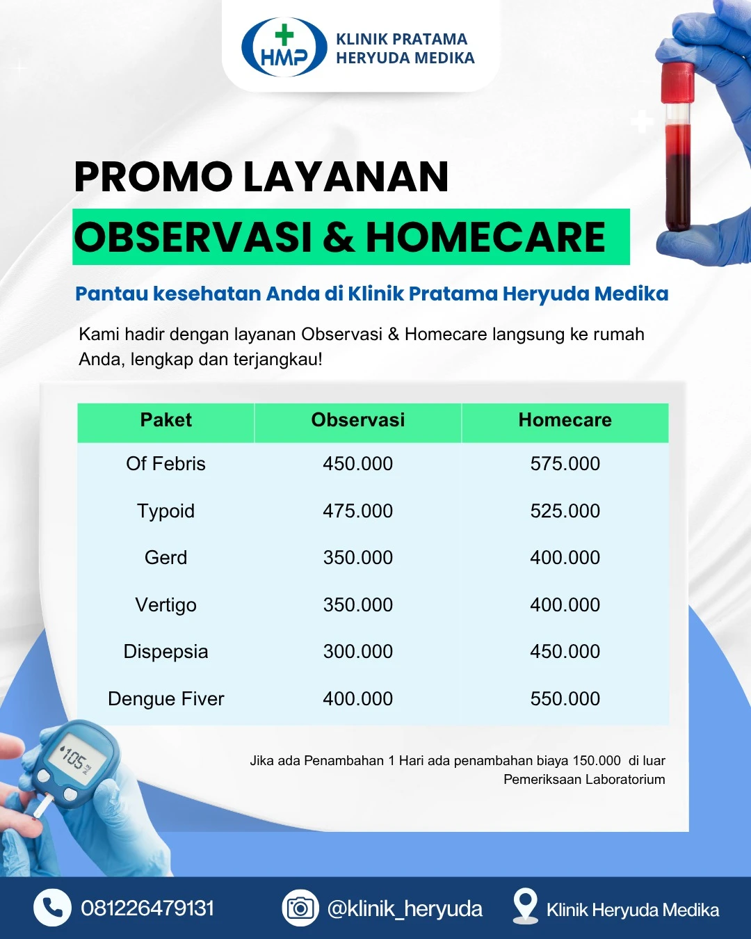 Promo Homecare Klinik Pratama Heryuda Medika!